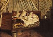 Frederic Bazille The Improvised Field-Hospital painting